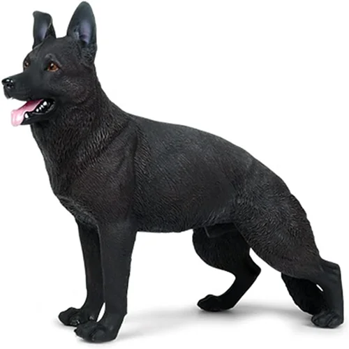 فیگور حیوان اهلی سگ ژرمن شپرد سیاه Black German shepherd