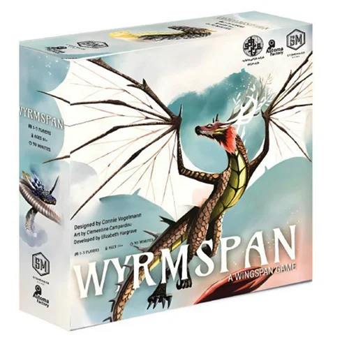 بازی رومیزی ویرمسپن Wyrmspan | قلمرو اژدهاها در دل غارها