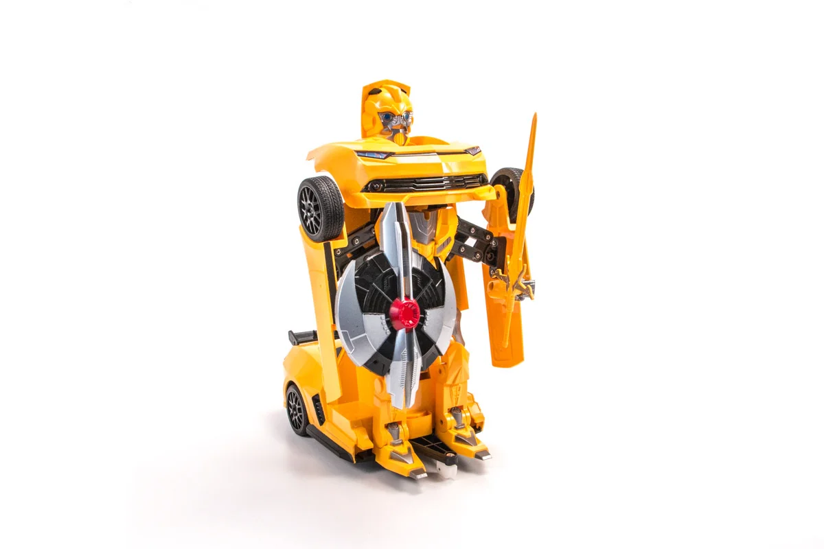 خرید ماشین کنترلی «ربات شورلوت کامارو ترانسفورمور»  MZ Transformers Robot Deformation Remote Control Car 2313P