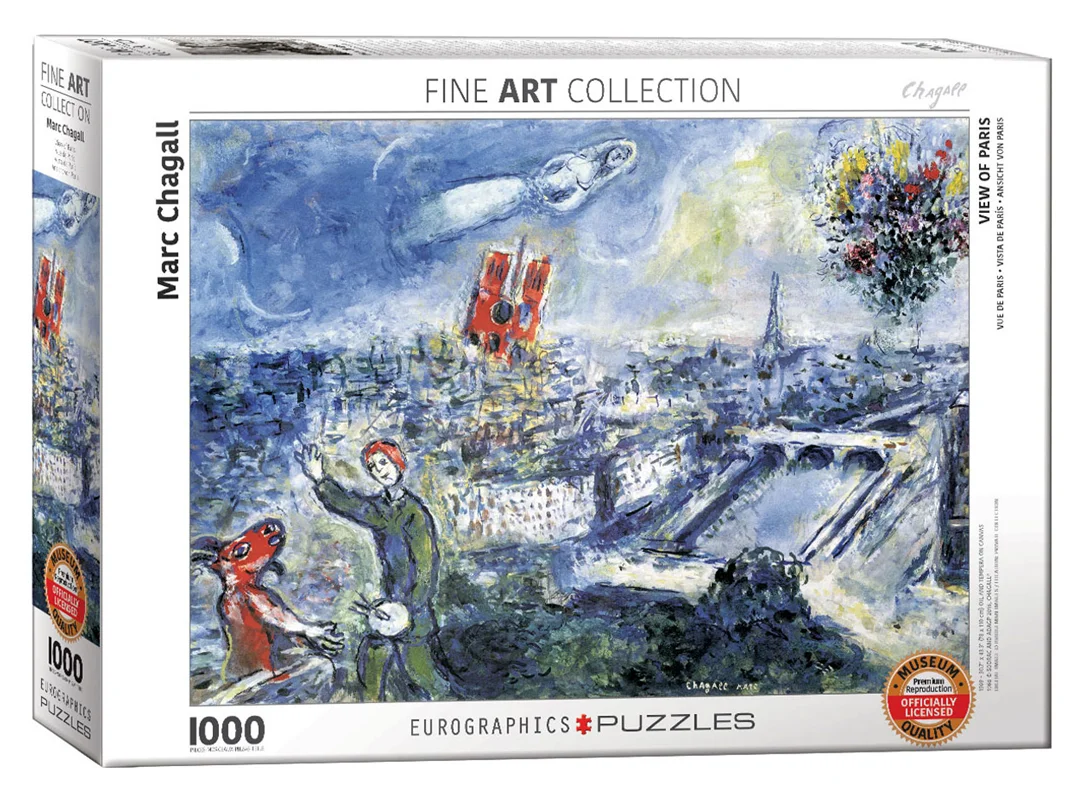 خرید پازل یوروگرافیک 1000 تکه «دسته گل پاریس» Eurographics Puzzle Le Bouquet de Paris (Special Offer) 1000 pieces 6000-0850