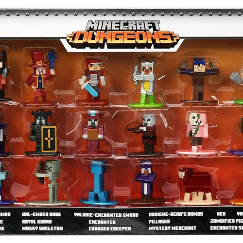 نانو متال فیگور جادا «ماینکرافت سیاه چال ها بسته 18 تایی سری 7»