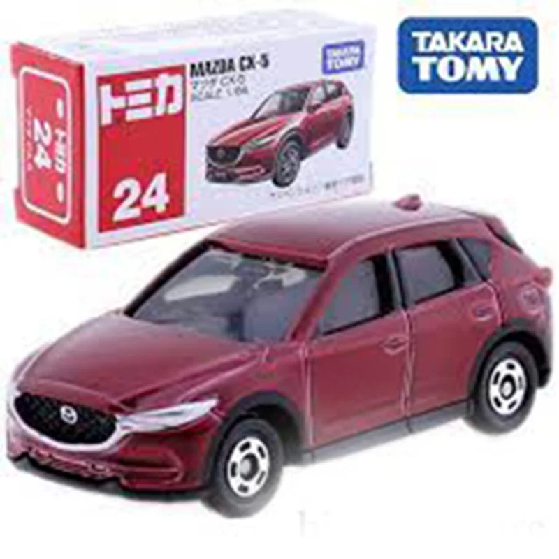 جعبه و ماشین ماکت فلزی ماشین 1/66  Takara Tomy Mazda CX-5 تاکارا تومی مزدا قرمز