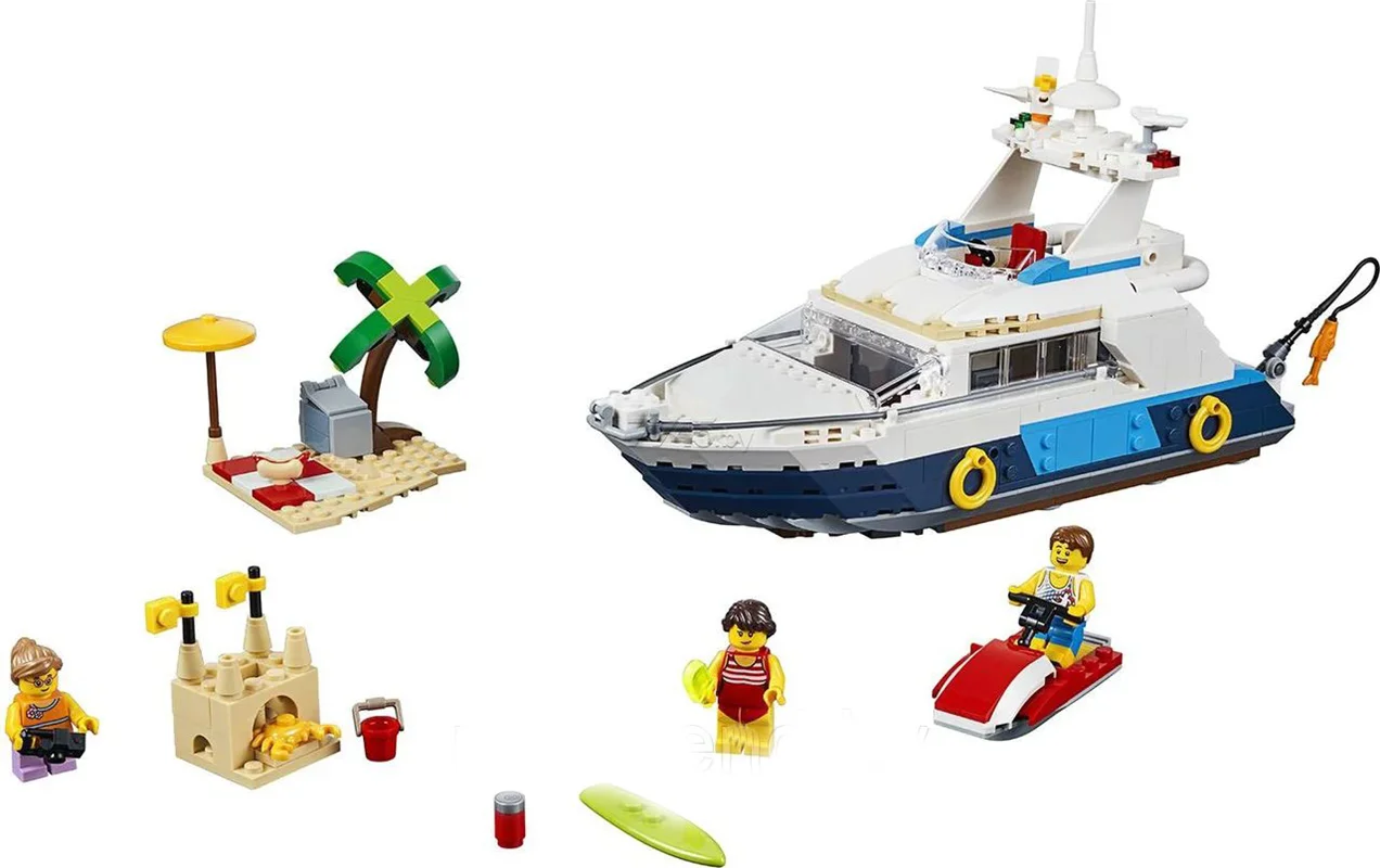 خرید لگو بلا کریت «کشتی تفریحی، ماجراهای دریایی» Lego Bela Crate Sea adventures 3 In 1  11053