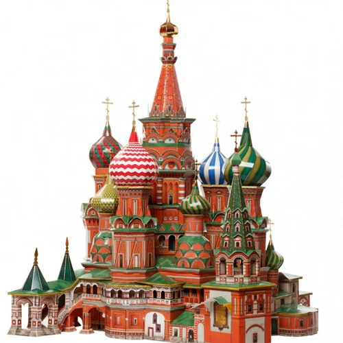 مدل سه بعدی کاغذ هوشمند «کلیسای جامع سنت باسیل (مسکو)» 195