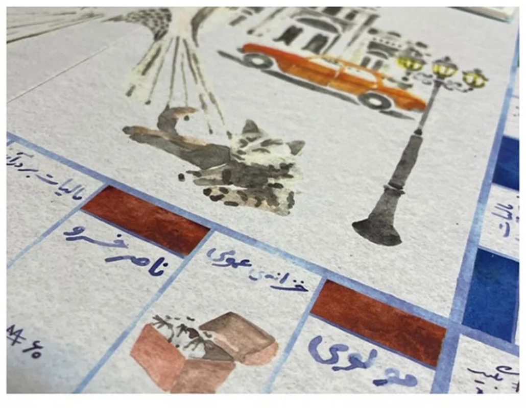 خرید بازی فکری «مونوپولی طهرون» Meepleking Tehran Monopoly board game