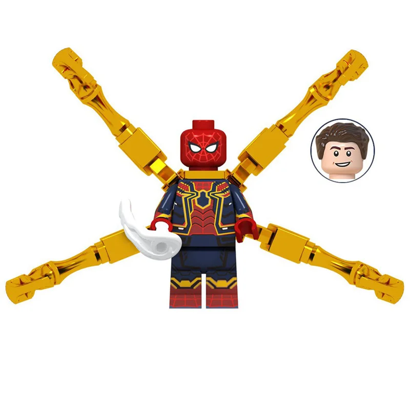 خرید آدمک لگویی فله مینی فیگور لگویی «اسپایدرمن» Kopf Xinh Minifigures Spider Man WM705-A