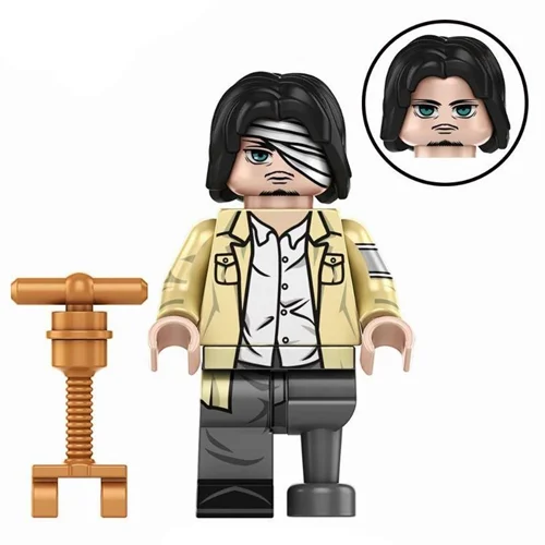 مینی فیگور لگو ارن یگر با عصا Eren Jaegar