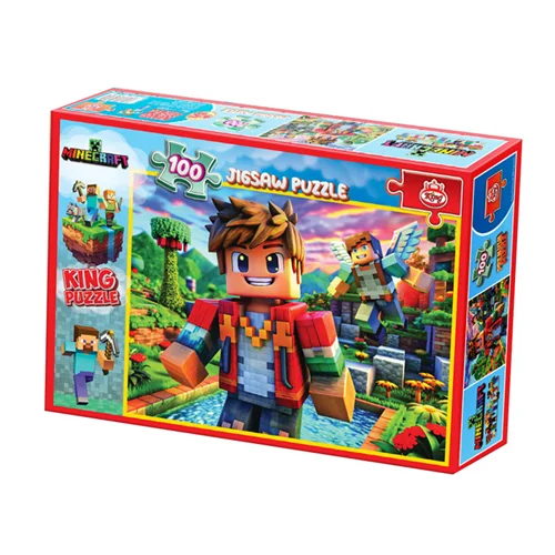 پازل کینگ 100 تکه ماینکرفت Minecraft