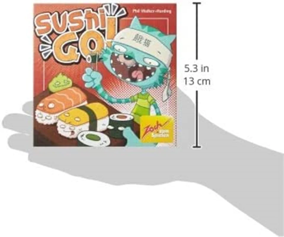 ابعاد بازی بردگیم سوشی گو با قیمت استثنائی Sushi Go Cart game