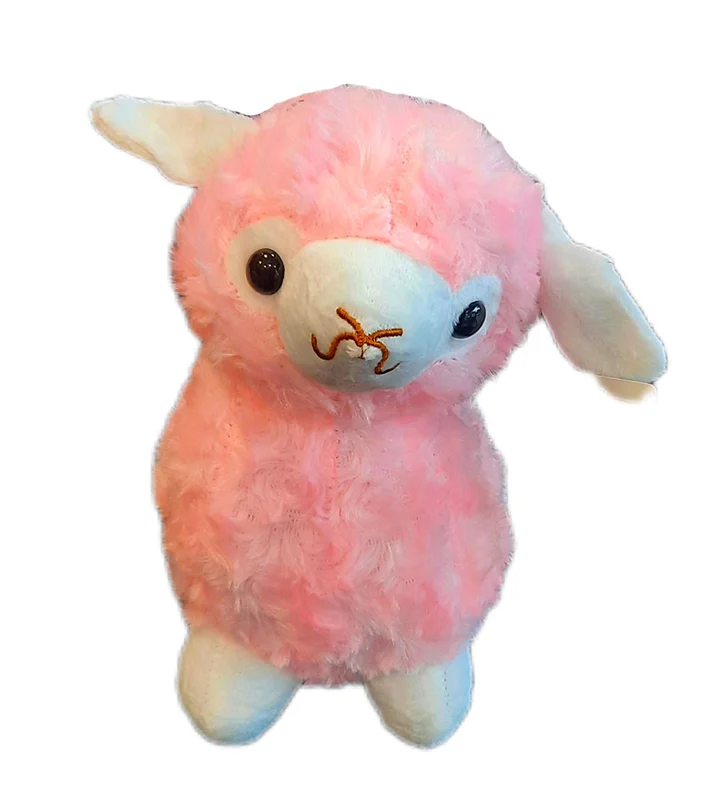 خرید اسباب بازی عروسک پولیشی عروسک «بره تپلی صورتی گوسفند تپلی» Pink Lamb Chubby Plush Doll