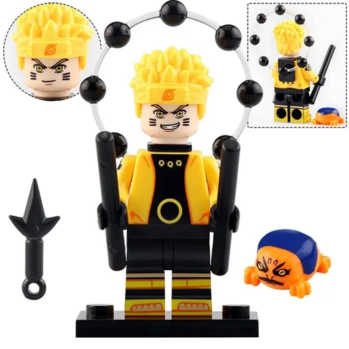 مینی فیگور لگو ناروتو اوزوماکی با خنجر Naruto Uzumaki