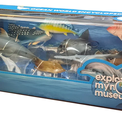 موزه کاوش شامل 8 فیگور حیوانات اقیانوس Ocean Explore Museum