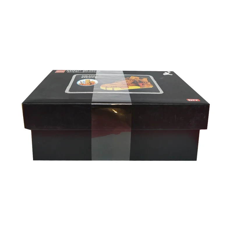 نمای خوابیده جعبه لگو کفش ایر سوپر اسنیکرز نارنجی