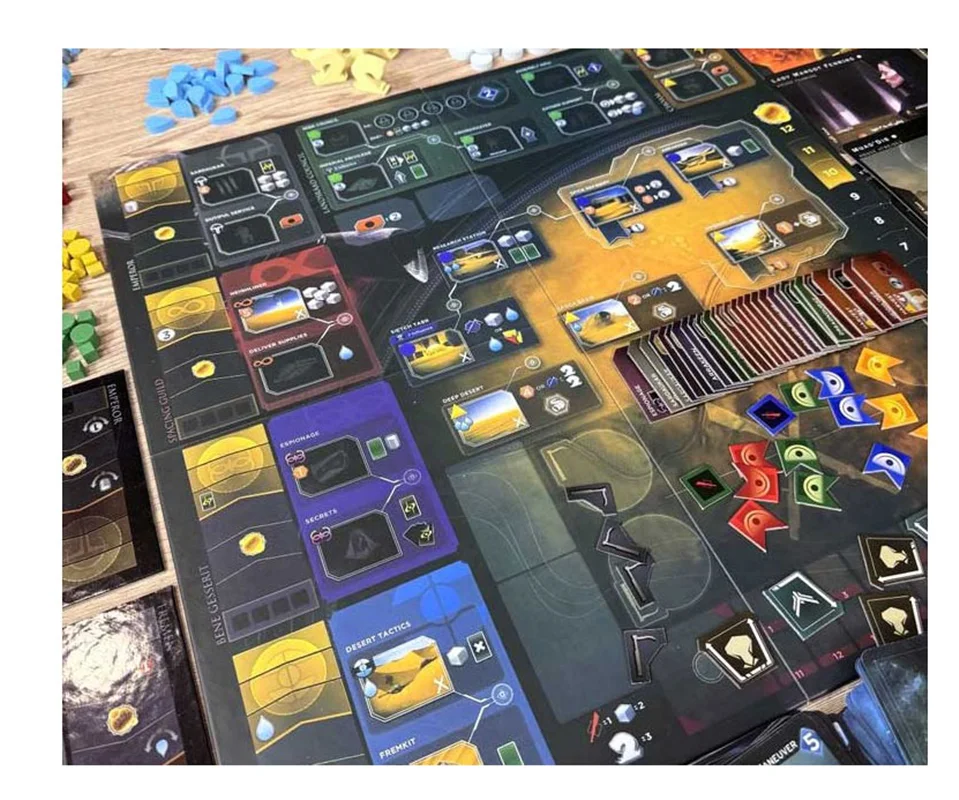 بازی فکری تلماسه دون Dune Imperium Uprising صفحه بازی دوطرفه