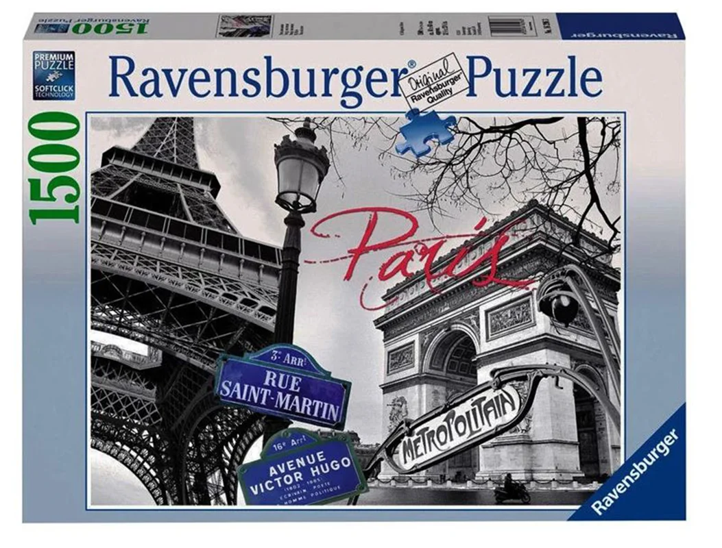 پازل رونزبرگر 1500 تکه «پاریس من» Ravensburger Puzzle My Paris 1500 pcs 16296