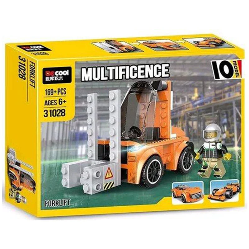 خرید لگو دکول چندگانه «لیفتراک 10 مدل» Decool Multificence Forklift Lego 31028ل چندگانه «لیفتراک 10 مدل» Decool Multificence Forklift Lego 31028