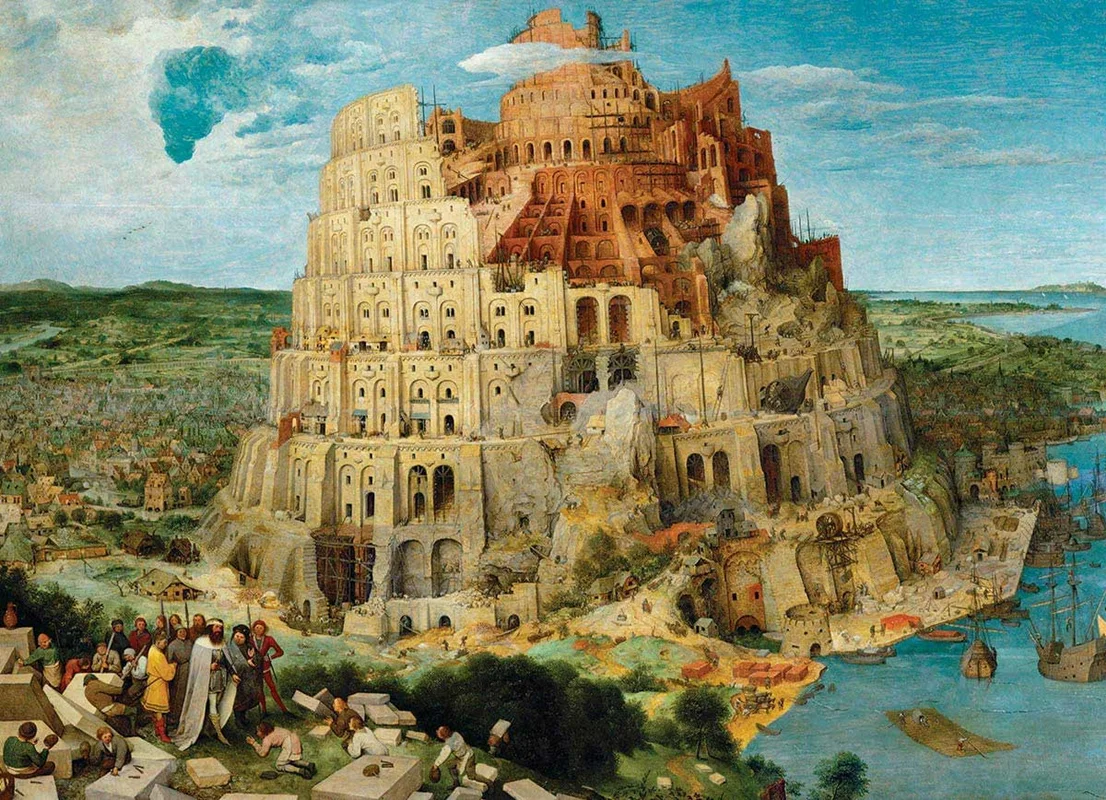 پازل یوروگرافیک 1000 تکه «برج بابل» Eurographics Puzzle The Tower of Babel 1000 pieces 6000-0837