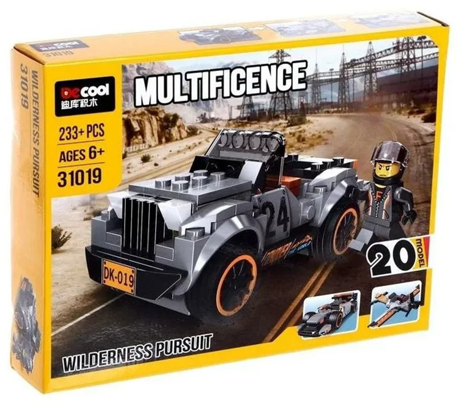 خرید لگو دکول چندگانه «ماشین تعقیب بیابان 20 مدل» Decool Multificence Wilderness Pursuit Lego 31019