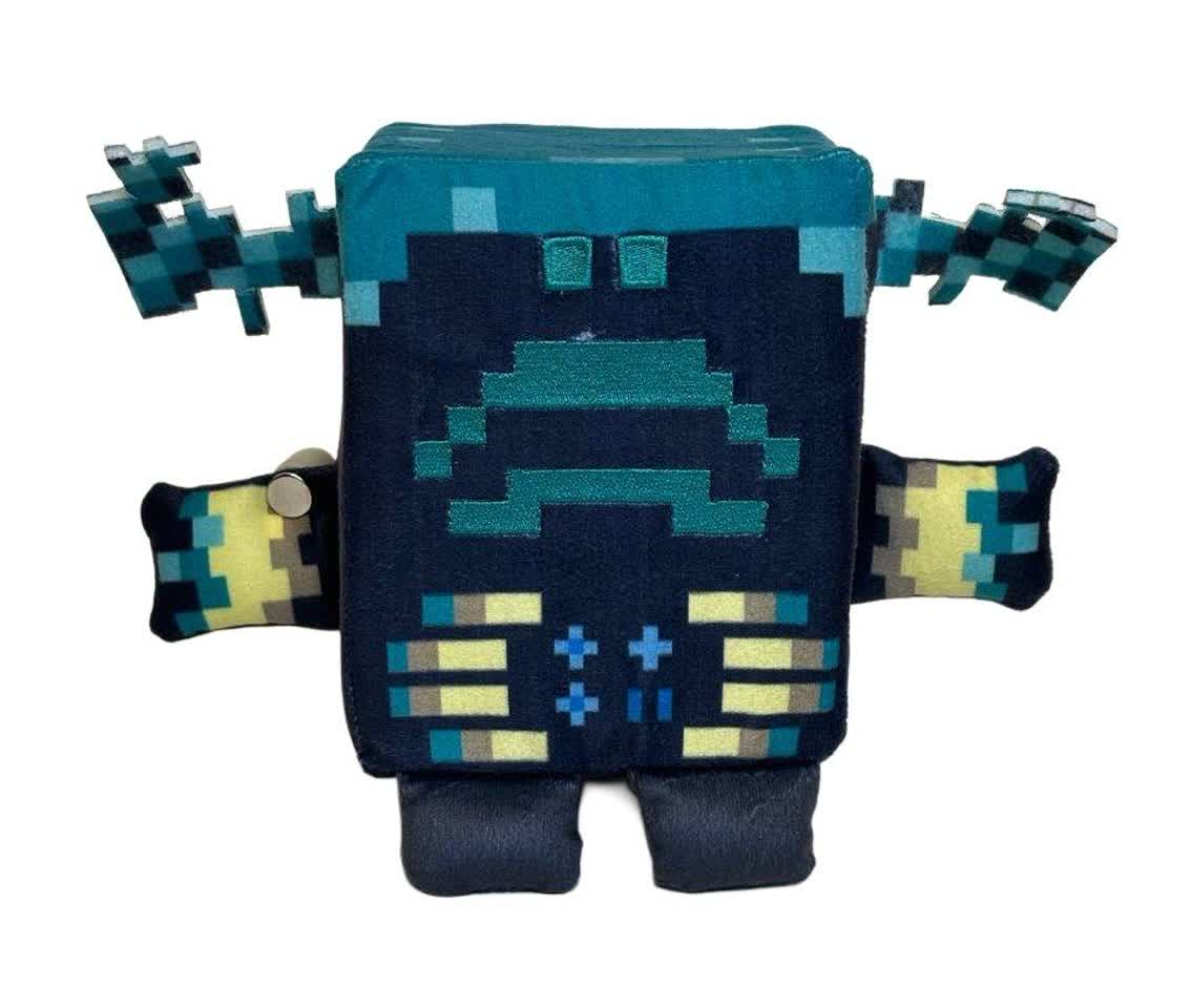 عروسک پولیشی واردن مکعبی ماینکرفت Warden Minecraft