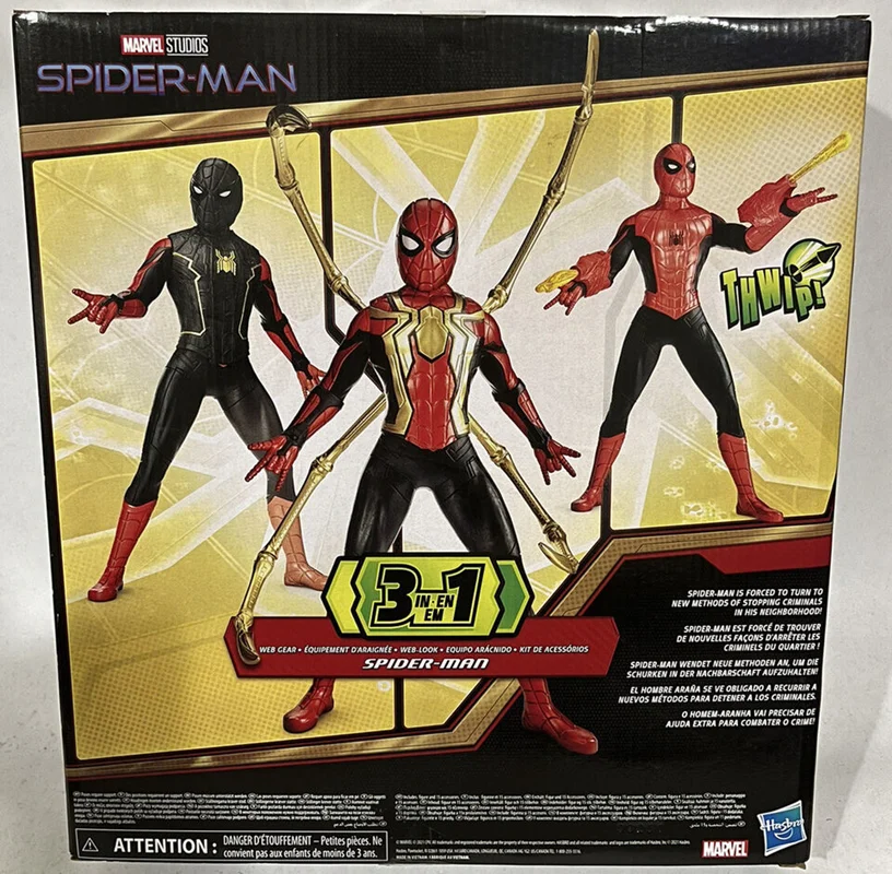 خرید فیگور هاسبرو «اسپایدرمن 3* 1» Hasbro Marvel Spider-Man: No Way Home Spiderman 3 in 1 Action Figure f2904