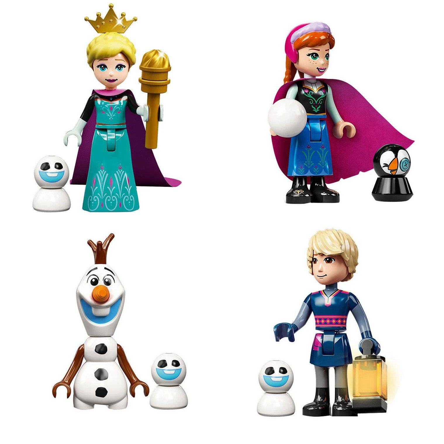 مینی فیگور لگو ست 4 تایی فروزن Disney frozen