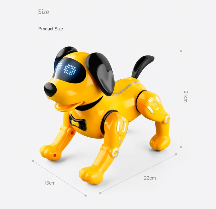 خرید ربات کنترلی تعاملی جی جی آر سی «توله سگ بامزه شیرین کار»  JJRC R19 Remote Control Robot Dog Toy
