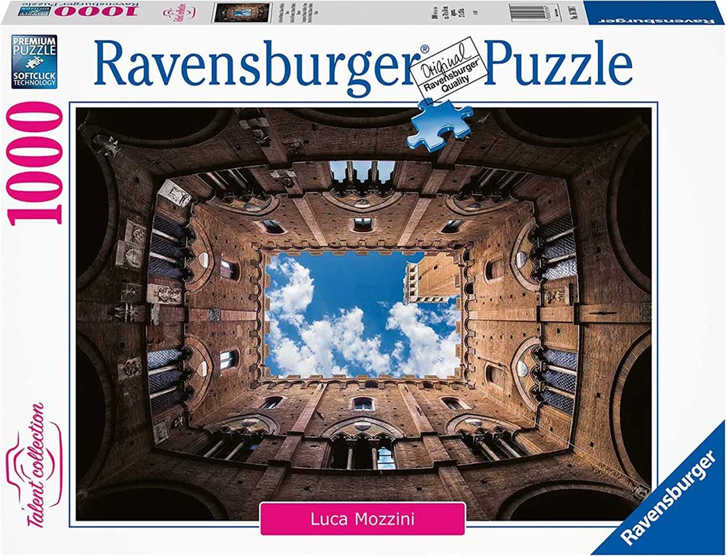ازل رونزبرگر 1000 تکه «محوطه پالازو» Ravensburger Puzzle Courtyard at Palazzo pub 1000 Pieces 16780