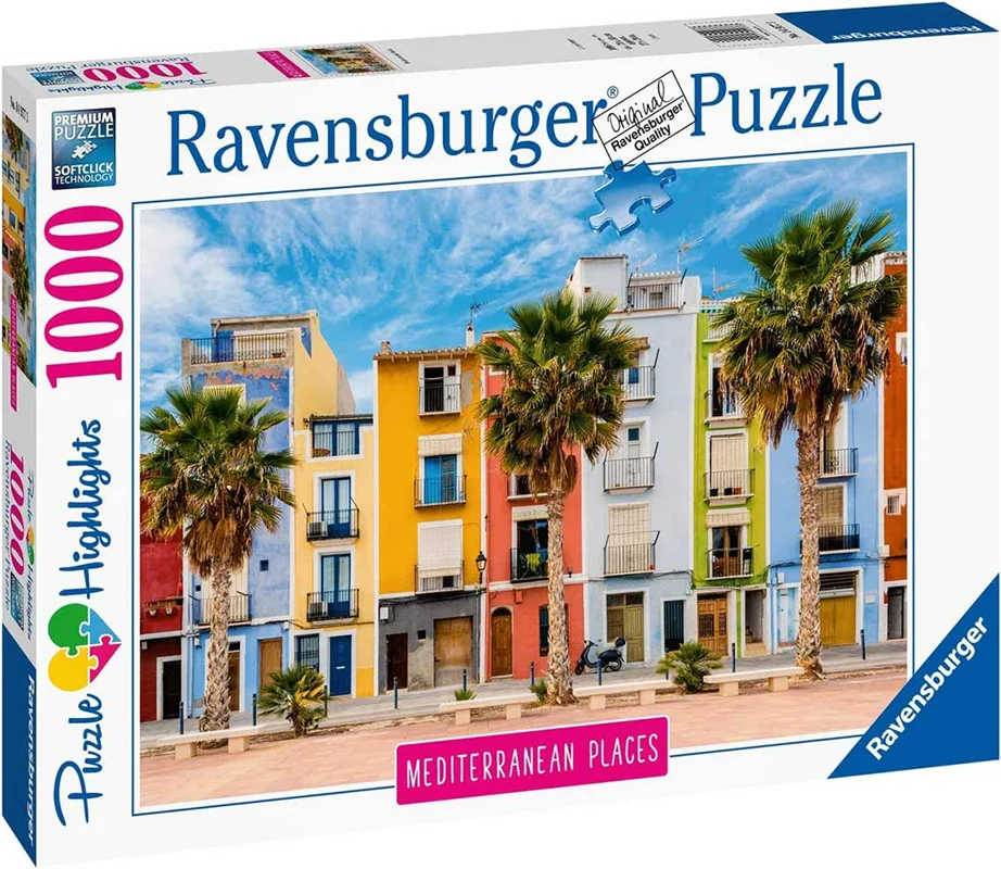 پازل رونزبرگر 1000 تکه «مکان های مدیترانه ای اسپانیا» Ravensburger Puzzle Mediterranean Places Spain 1000 Pieces 14977