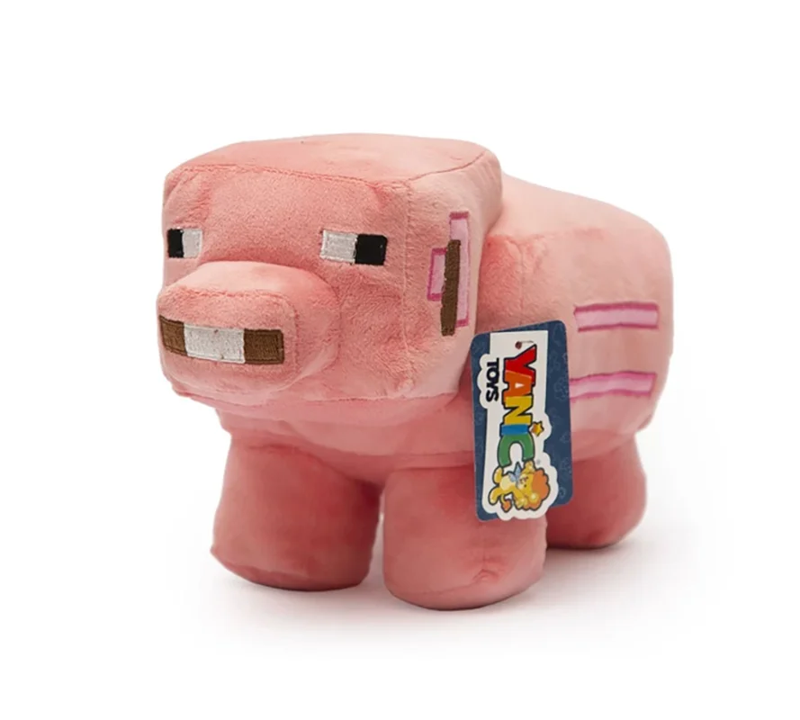 عروسک پولیشی خوک ماینکرافت یانیک تویز نمای جلویی