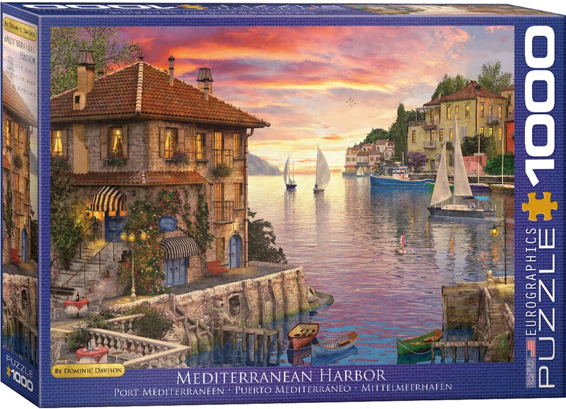 Mediterranean Harbor/بندر مدیترانه ای/ 1000 تکه