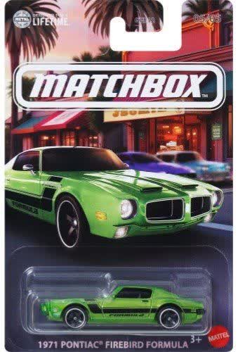 ماشین هات ویلز مچ‌باکس پونتیاک فایربرد فرمولا ۱۹۷۱ مدل Matchbox 1971 Pontiac Firebird Formula