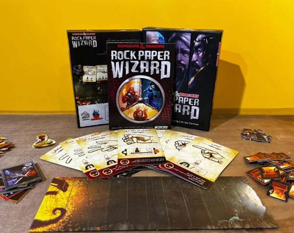 خرید بازی فکری راک پیپر ویزارد: سنگ کاغذ جادوگر cart game Rock Paper Wizard Board game