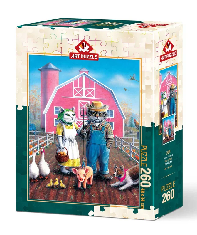 خرید آرت پازل 260 تکه «کشاورزی گربه ها»  Heidi Art Puzzle Feline Farming 260 pcs 5028