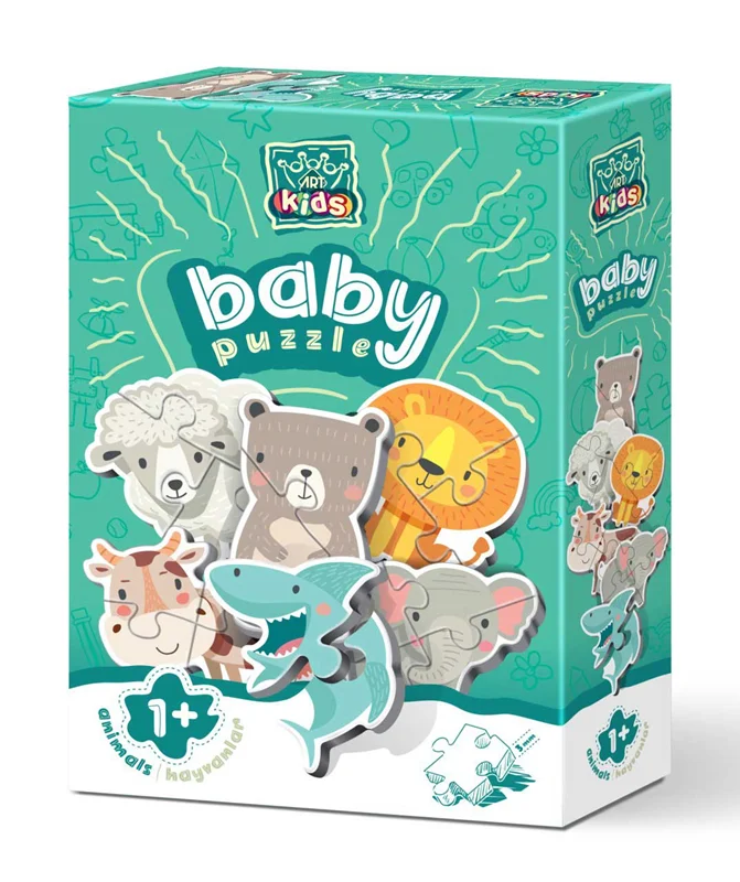 خرید آرت پازل کودکان یک ساله «حیوانات کودک»  Heidi Art Puzzle Kids Animals Baby  5820