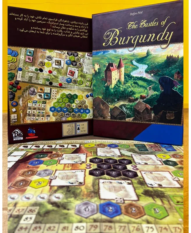 بازی بردگیم قلعه های برگاندی قلعه های بورگاندی The Castles of Burgundy board game