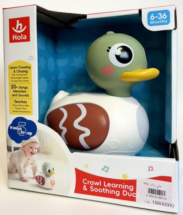 اسباب بازی هولا تویز اردک Crawl Learning And Sooting Duck HE9975