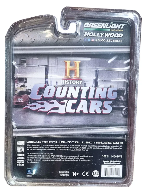 خرید ماشین 1972 شورولت مونته کارلو ماشین کانتینگ کارز  Counting Cars ماشین هالیوود ماشین فلزی گرین لایت ماشین « 1972 شورولت مونته کارلو در سریال کانتینگ کارز» ماکت فلزی  Greenlight Collectibles Hollywood 1972 Chevrolet Monte Carlo 44950-D
