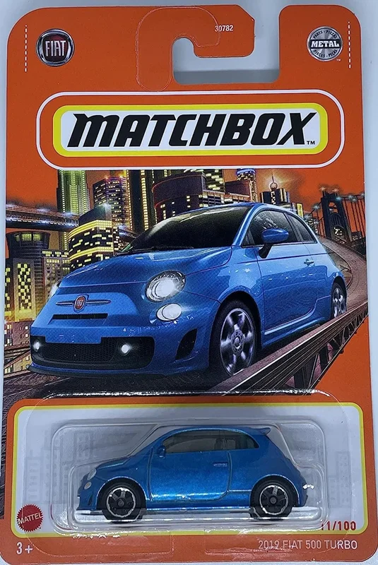 خرید ماشین فلزی ماکت فلزی مَچ باکس «2019 فیات 500 توربو» ماشین فلزی Matchbox 2019 Fiat 500 Turbo 11/100