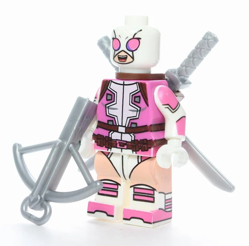خرید آدمک لگویی فله مینی فیگور لگویی «گوئنپول از سری مارول»  Decool Miniman world Minifigures Lego Gwenpool 0261