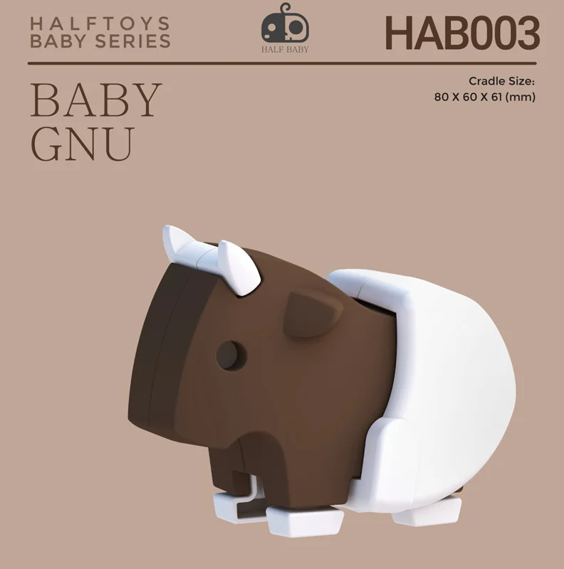 خرید بازی فکری ساختنی مغناطیسی بیبی گوزن یالدار ،دایناسور 3بعدی مغناطیسی «بیبی گوزن یالدار» Halftoys Magnetic 3D Bone Puzzle Magnet Play Baby Gnu HAB003