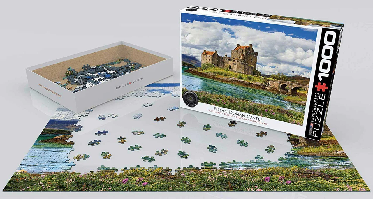 پازل یوروگرافیک 1000 تکه «قلعه ایلان دونان - اسکاتلند» Eurographics Puzzle Eilean Donan Castle - Scotland Shop 1000 pieces 6000-5375