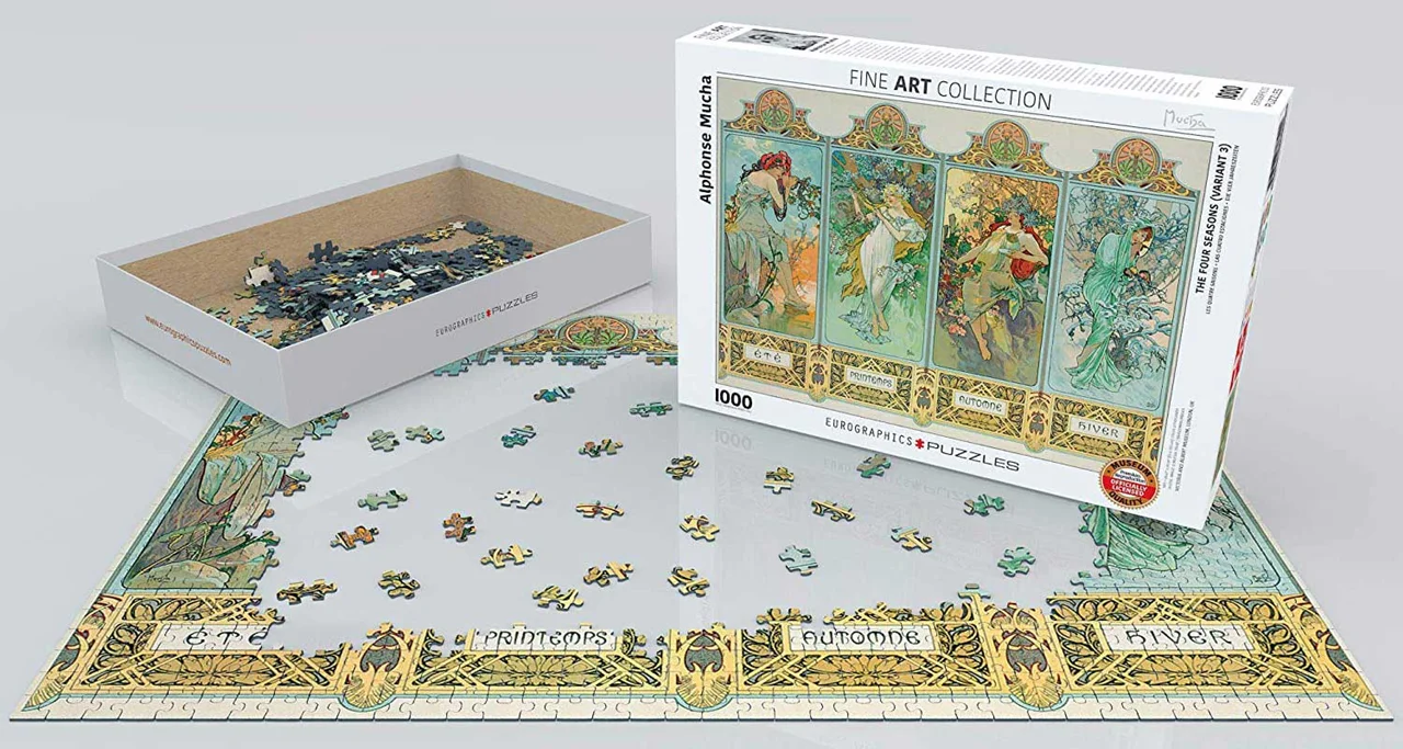 پازل یوروگرافیک 1000 تکه «چهار فصل» Eurographics Puzzle The Four Seasons (Variant 3) 1000 pieces 6000-0824