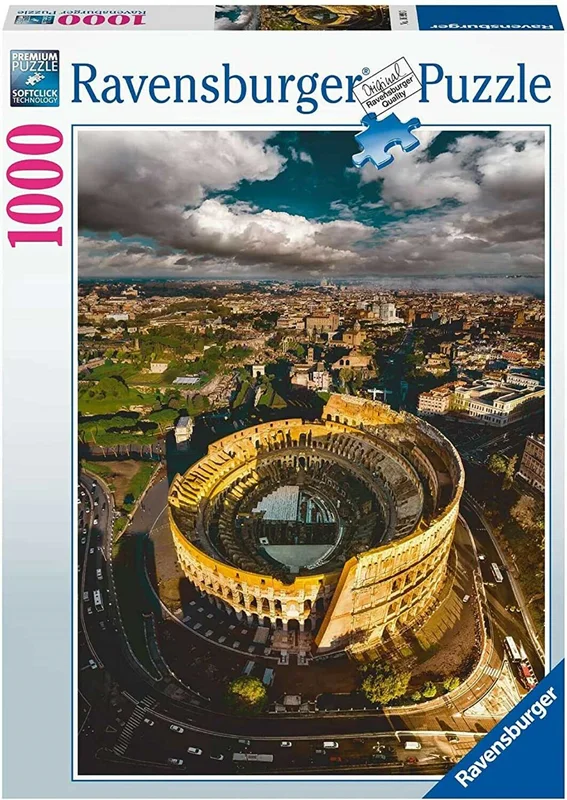 پازل رونزبرگر 1000 تکه «آمفي تئاتر روم» Ravensburger Puzzle Coliseum Of Roman 1000 Pieces 16999