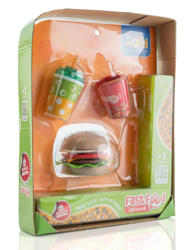 خرید اسباب بازی زینگو «فست‌فود - برگر» Zingo Toys Fast food - burgers