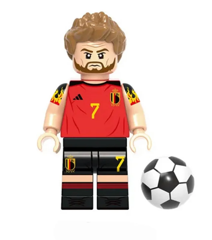 خرید آدمک لگویی فله مینی فیگور لگویی ورزشی فوتبال «کوین دی بروینه» G Lego Sports Football Kevin De Bruyne G0022