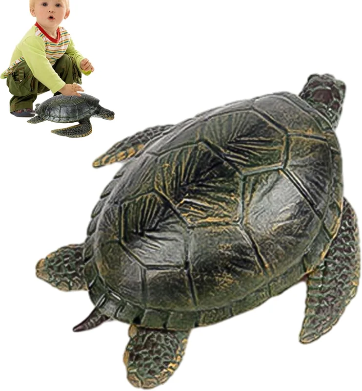 فیگور لاک پشت دریایی Garden Sea Turtle نمای بالا بازی پسر بچه