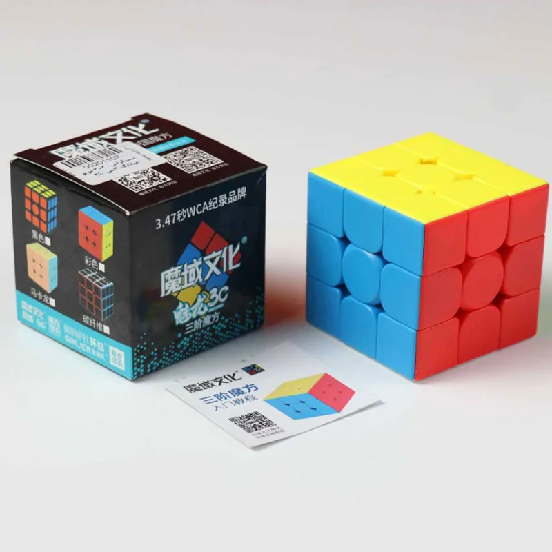 خرید مکعب روبیک مویو «3x3 مویو میلانگ 3»  Rubik Magic Cube MoYo Mei long 3c - 3x3