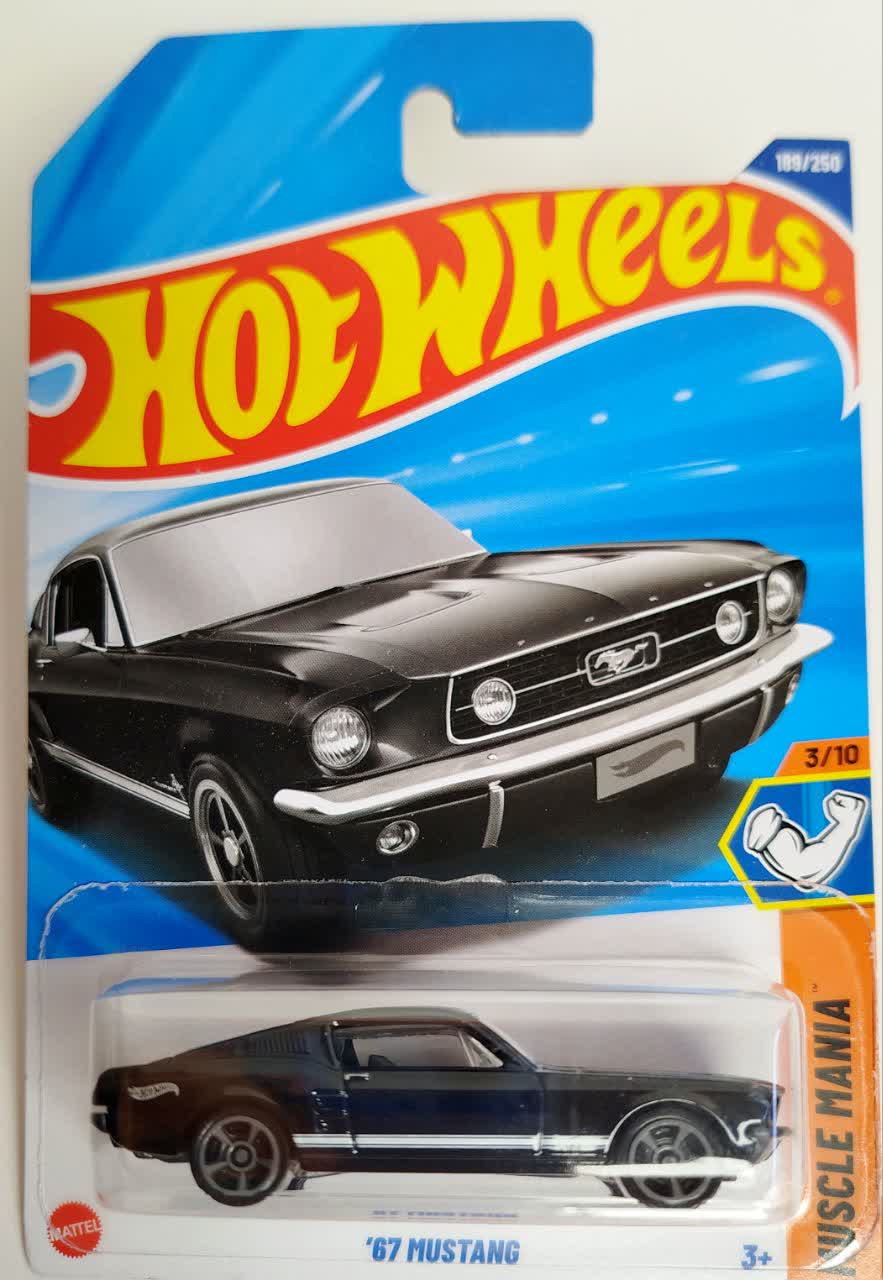 ماشین فلزی هات ویلز 67 موستانگ 67Mustang