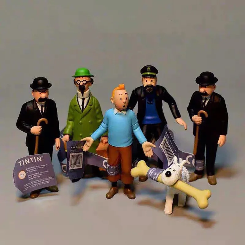 خرید فیگور های «ست 6 تایی ماجراهای تن تن  همراه با اسنوی» Action Figure The Adventures of Tintin Collection 6pcs/set