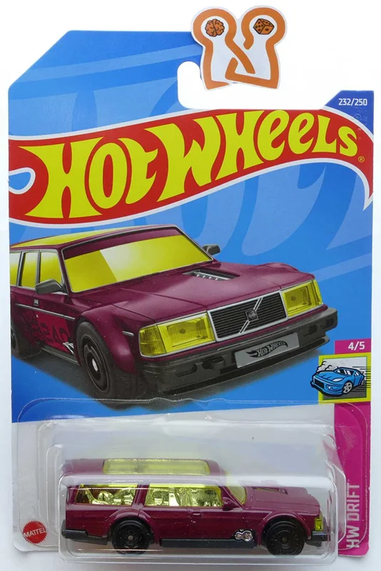 نمای جانبی ماشین فلزی هات ویلز ولوو 240 دریفت واگن